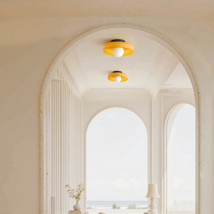 Glarefusion Plafonnier rond moderne à encastrer