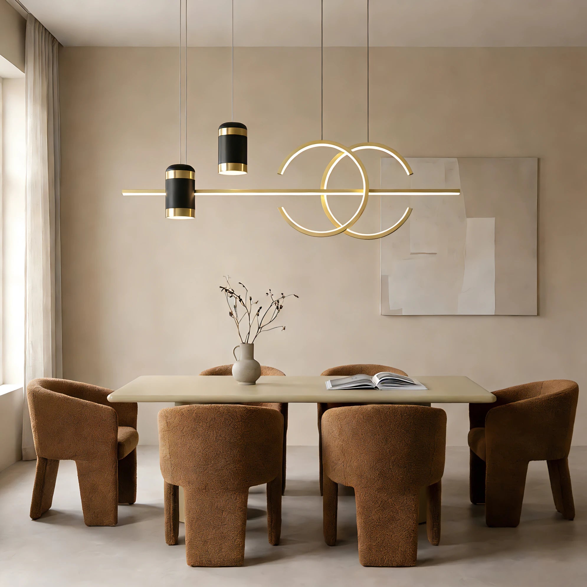Lampadario moderno e semplice per proiezione del cielo stellato