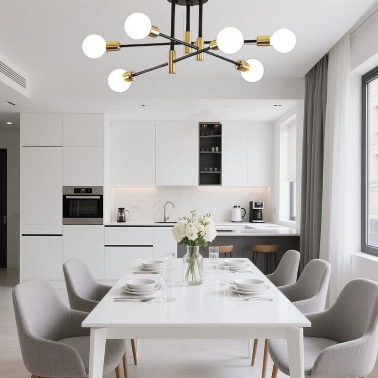 Moderne Nordic Multiple Blubs Loftslampe