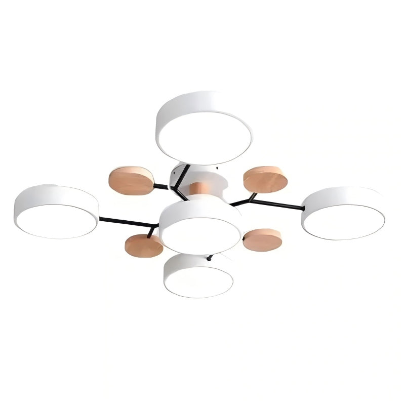 Plafonnier LED circulaire moderne nordique en acrylique