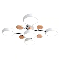 Plafonnier LED circulaire moderne nordique en acrylique