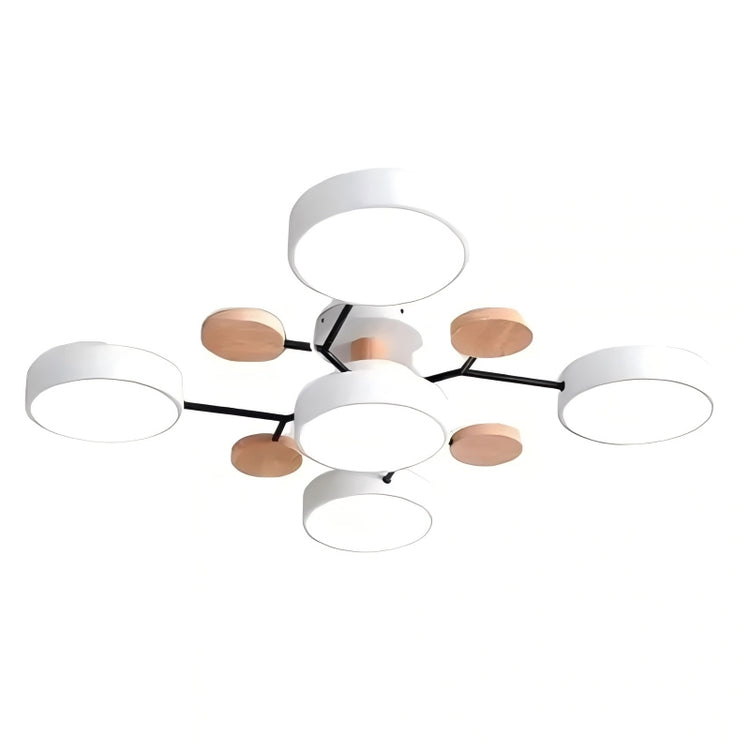 Nordic Modern Circular Acryl LED Loftslampe