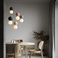 GLAREFUSIONE NORDIC MODERNIMENTO MODERN SEMPLICE TERRAZZO CHANDELIER