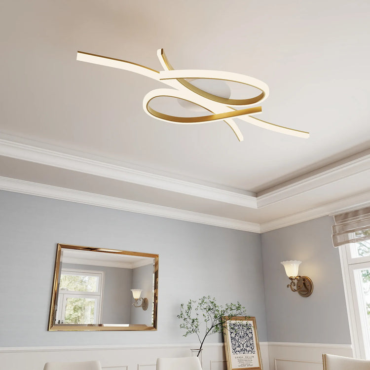 Moderne kreative musikalske noder loftslys