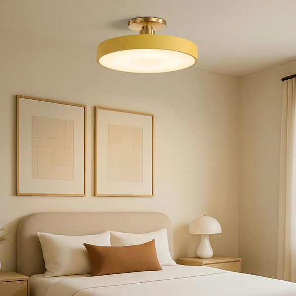 Nordic Round Flush Mount Ceiling Light