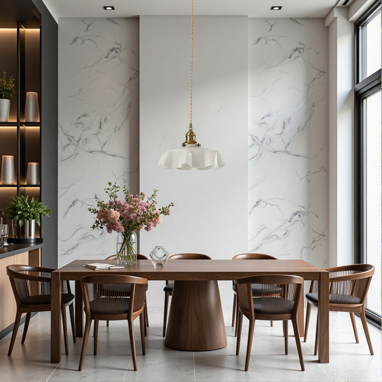 Nordic Modern Flower Glass Pendant Light