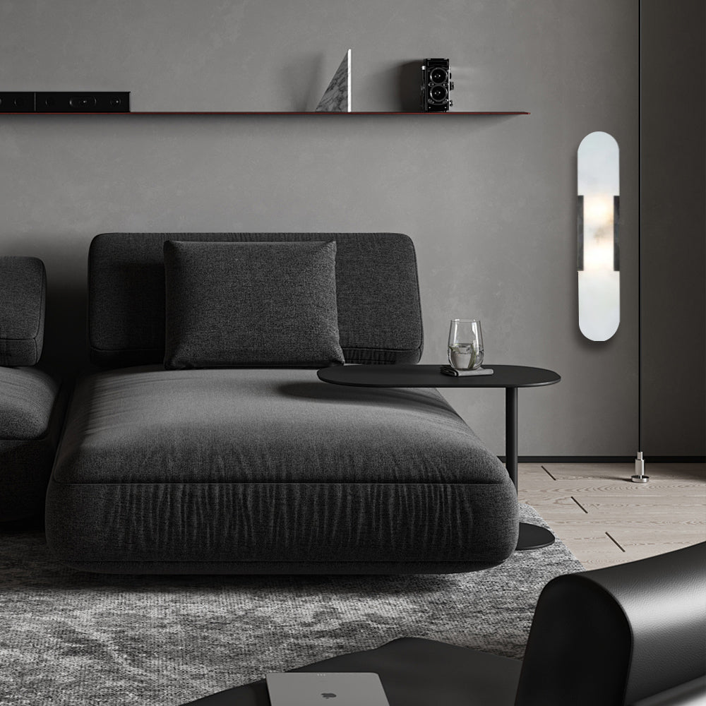 Modern minimalistisk marmorvägglampa