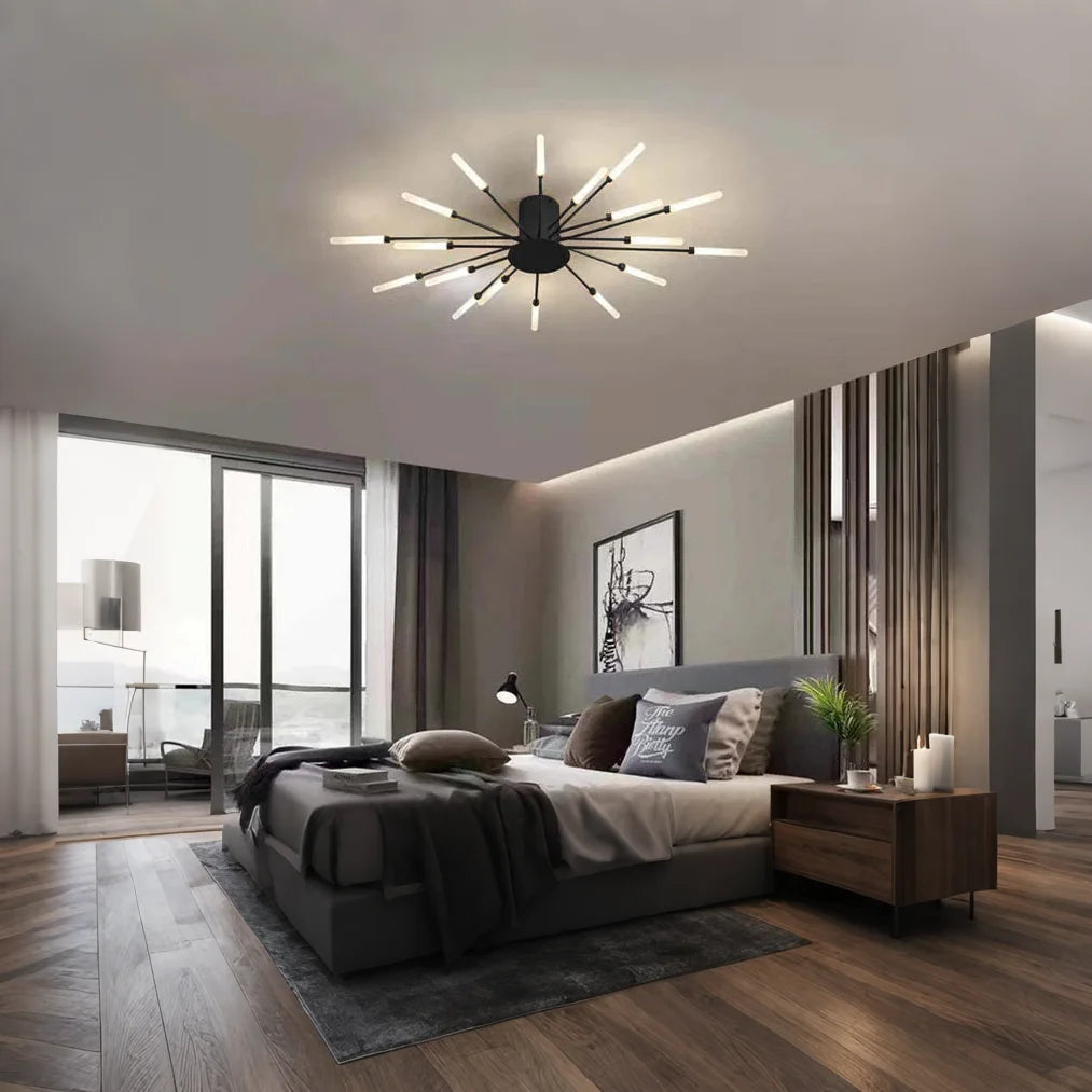 Luci da soffitto con fuochi d'artificio