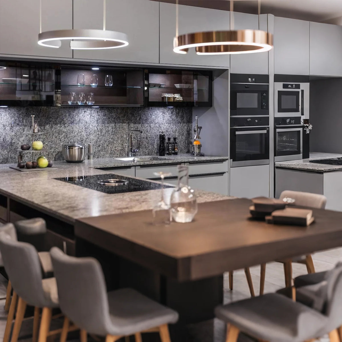 GLAREFUSIONE moderno lampadario ad anello semplice