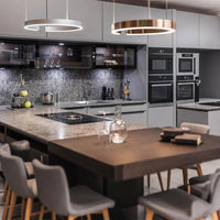 GLAREFUSIONE moderno lampadario ad anello semplice