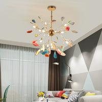 Nordic Elegant Branch Agate Pendant Lamp