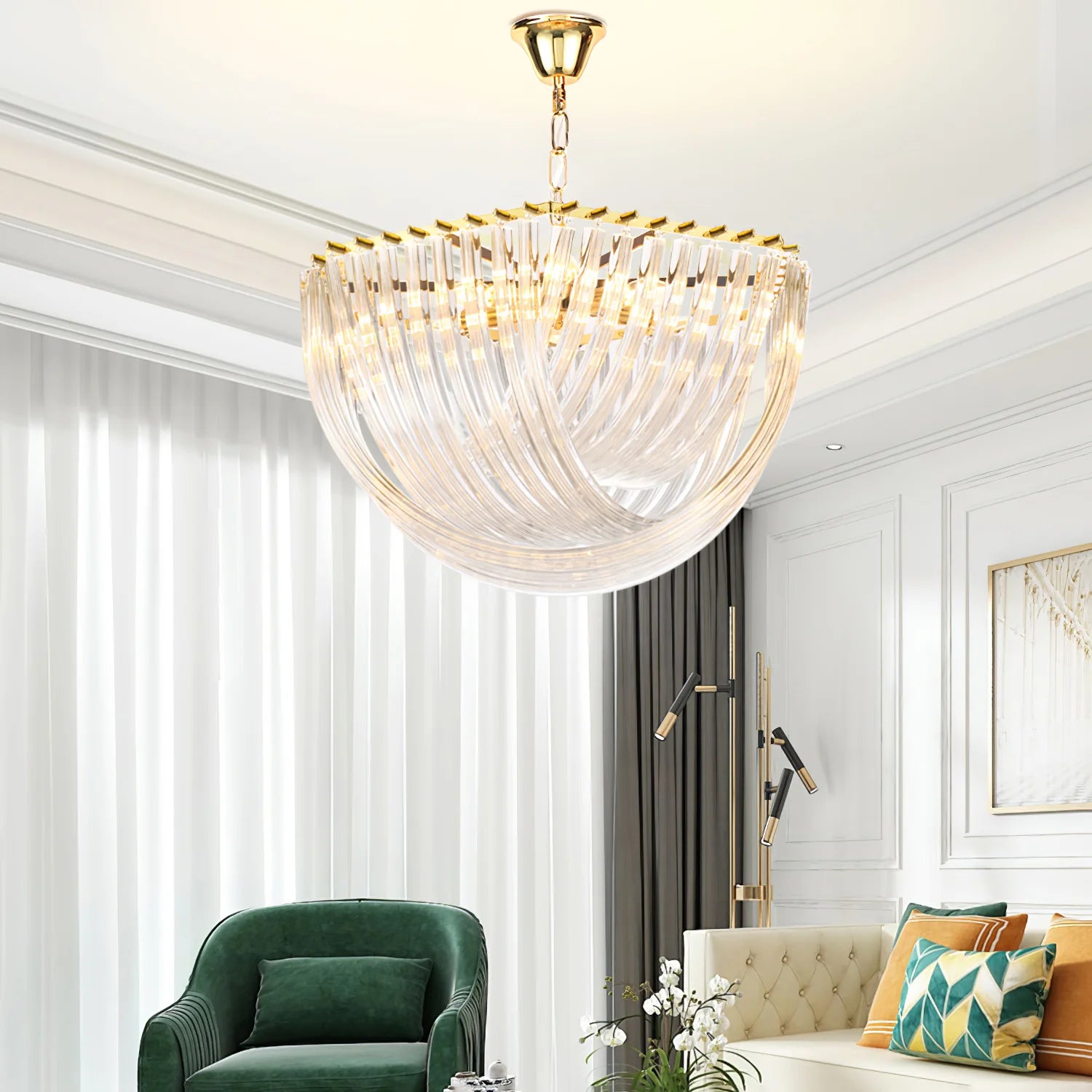 Lampadario contemporaneo Vespera