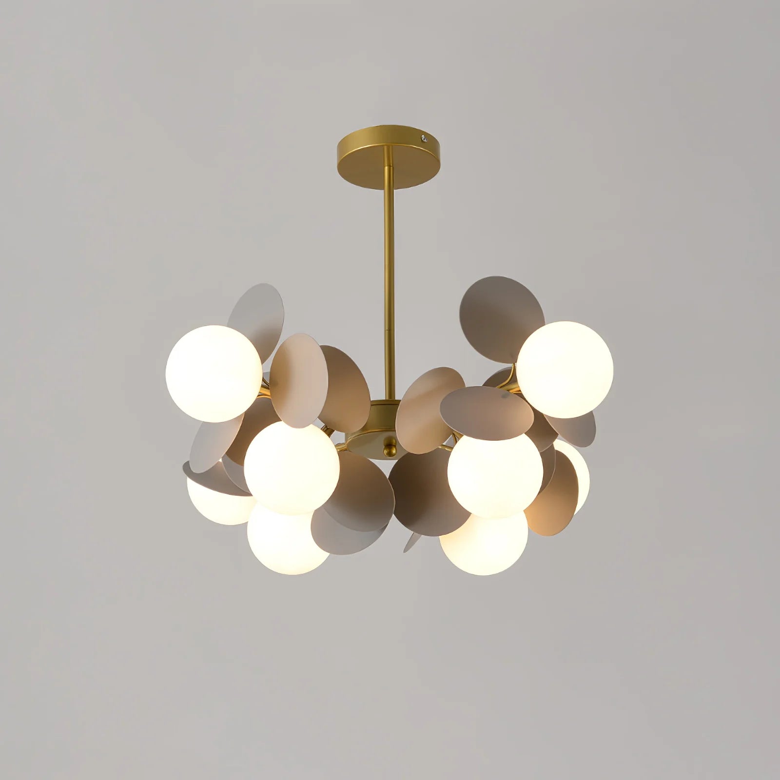Lampadario a forma di albero di bolle