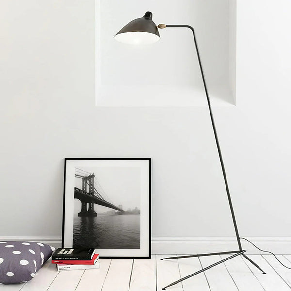 Avant-garde Curve Metal Tripod Lamp