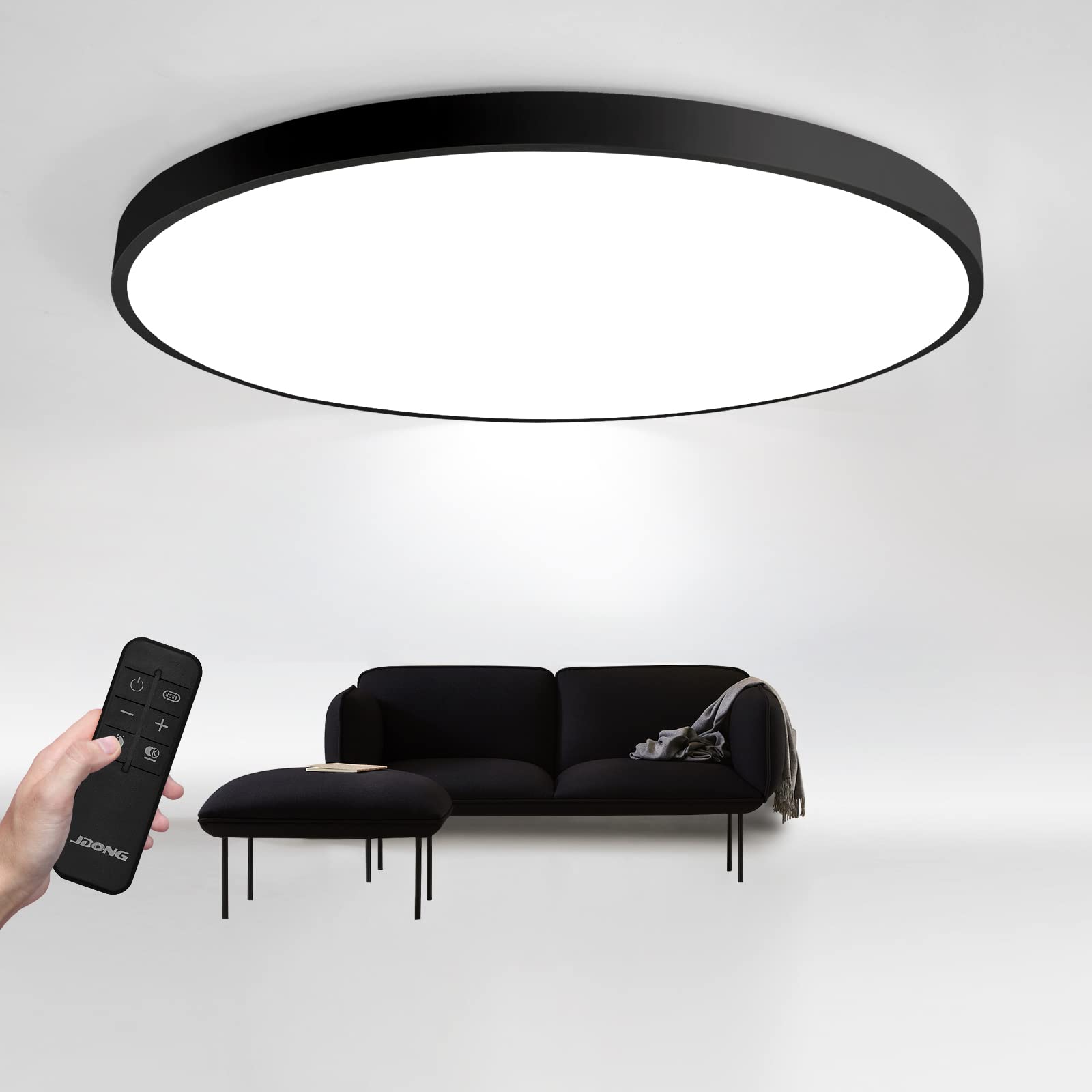 Plafoniera Minimalista a Disco Piatto
