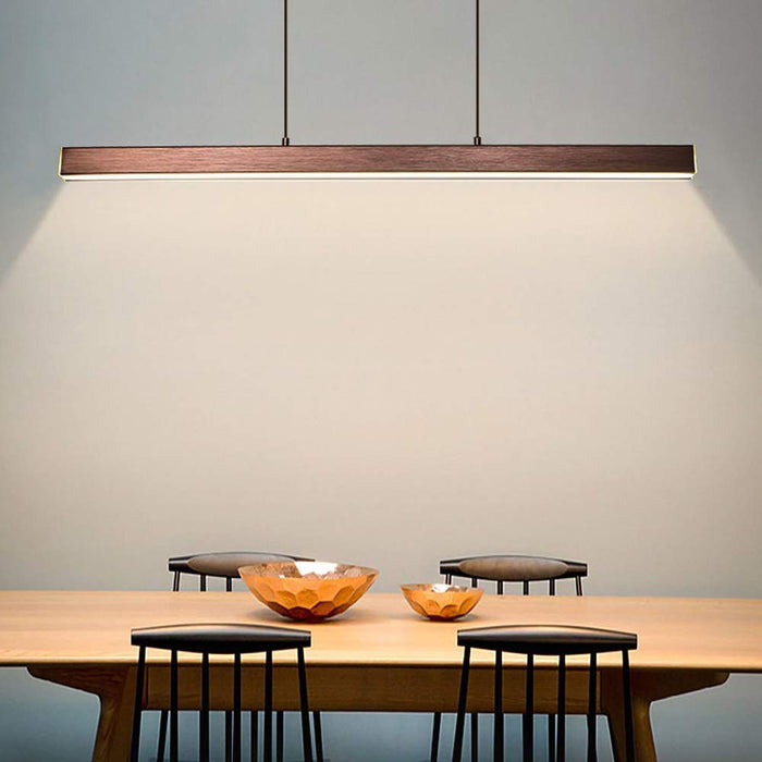 Modern Minimalist Long Strip Chandelier