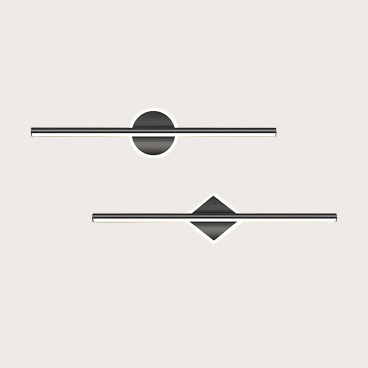 Moderne rund/firkantet LED væglampe