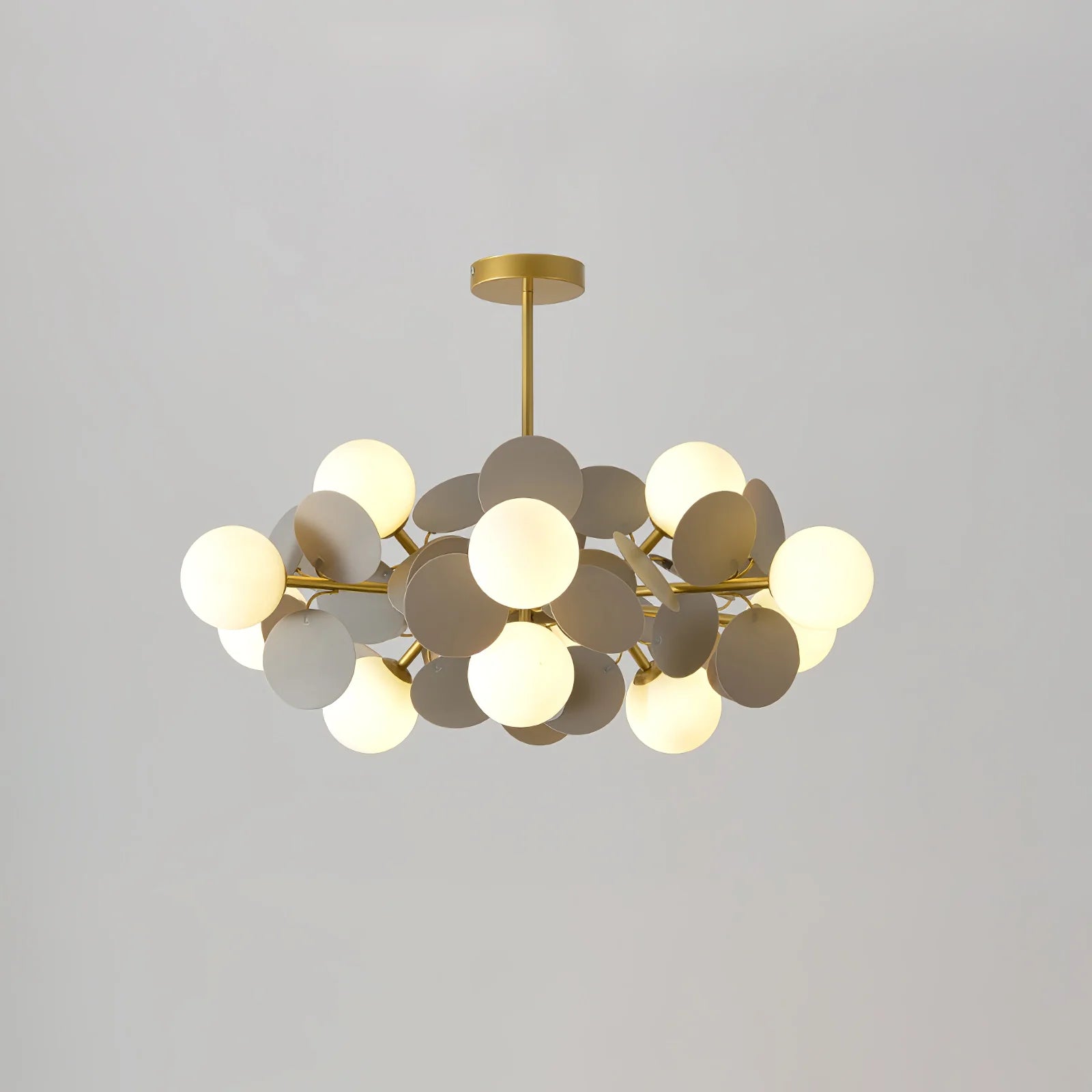 Lampadario a forma di albero di bolle