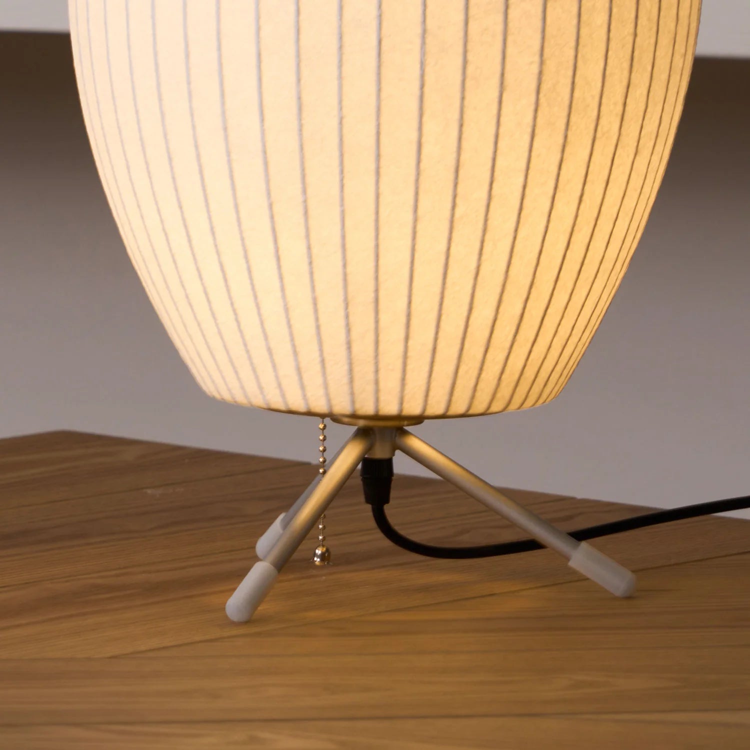 Classical Oval Imitation Silk Table Lamp