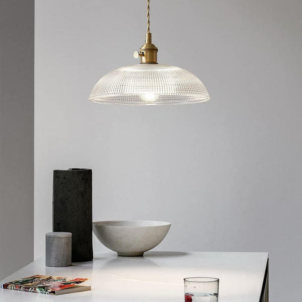 Glarefusion Modern skål glas taklampa