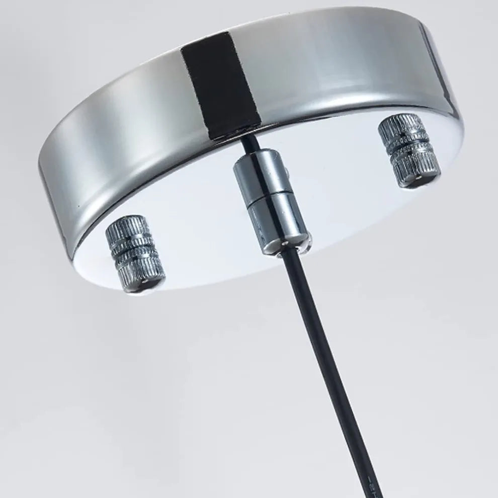 Retro rund glaspendel