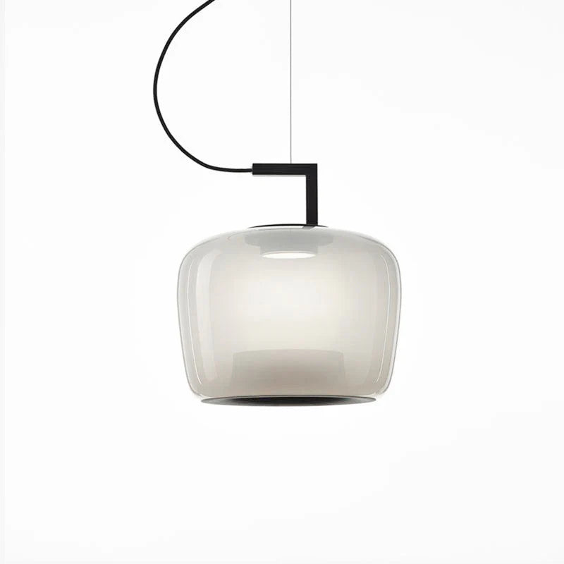 Suspension contemporaine en verre soufflé