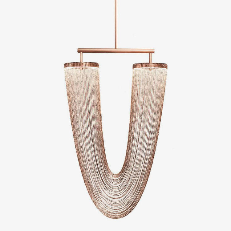 Elegant Drapery Pendant Light