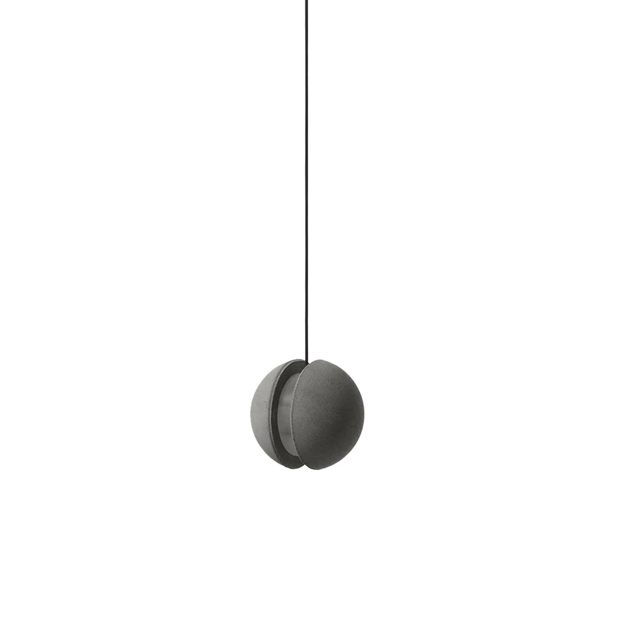 Suspension ronde minimaliste en béton