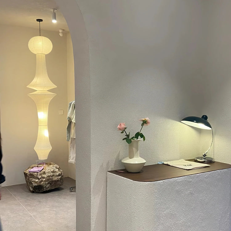 Trendy skulpturelt papir vedhængslys