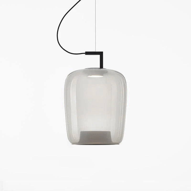 Suspension contemporaine en verre soufflé