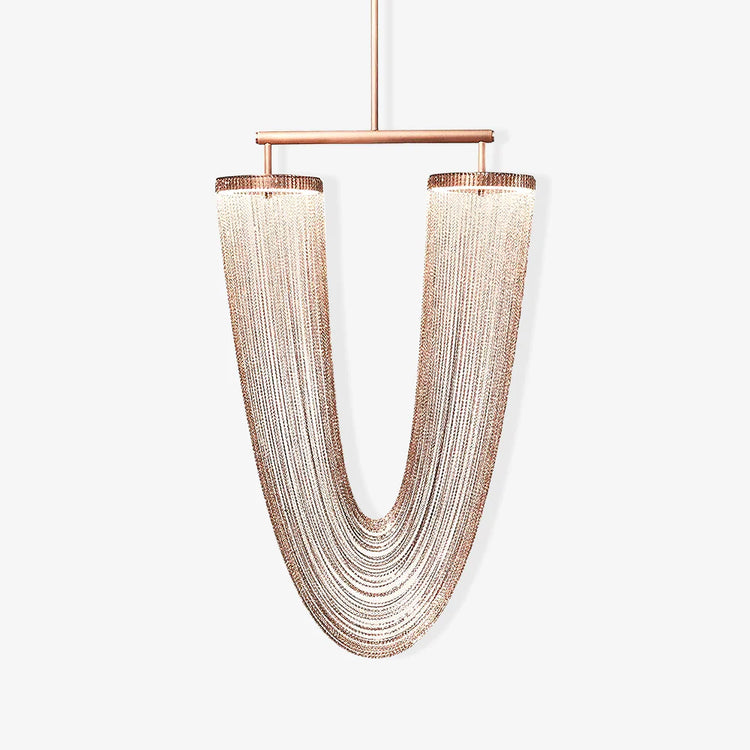 Elegant Drapery Pendant Light