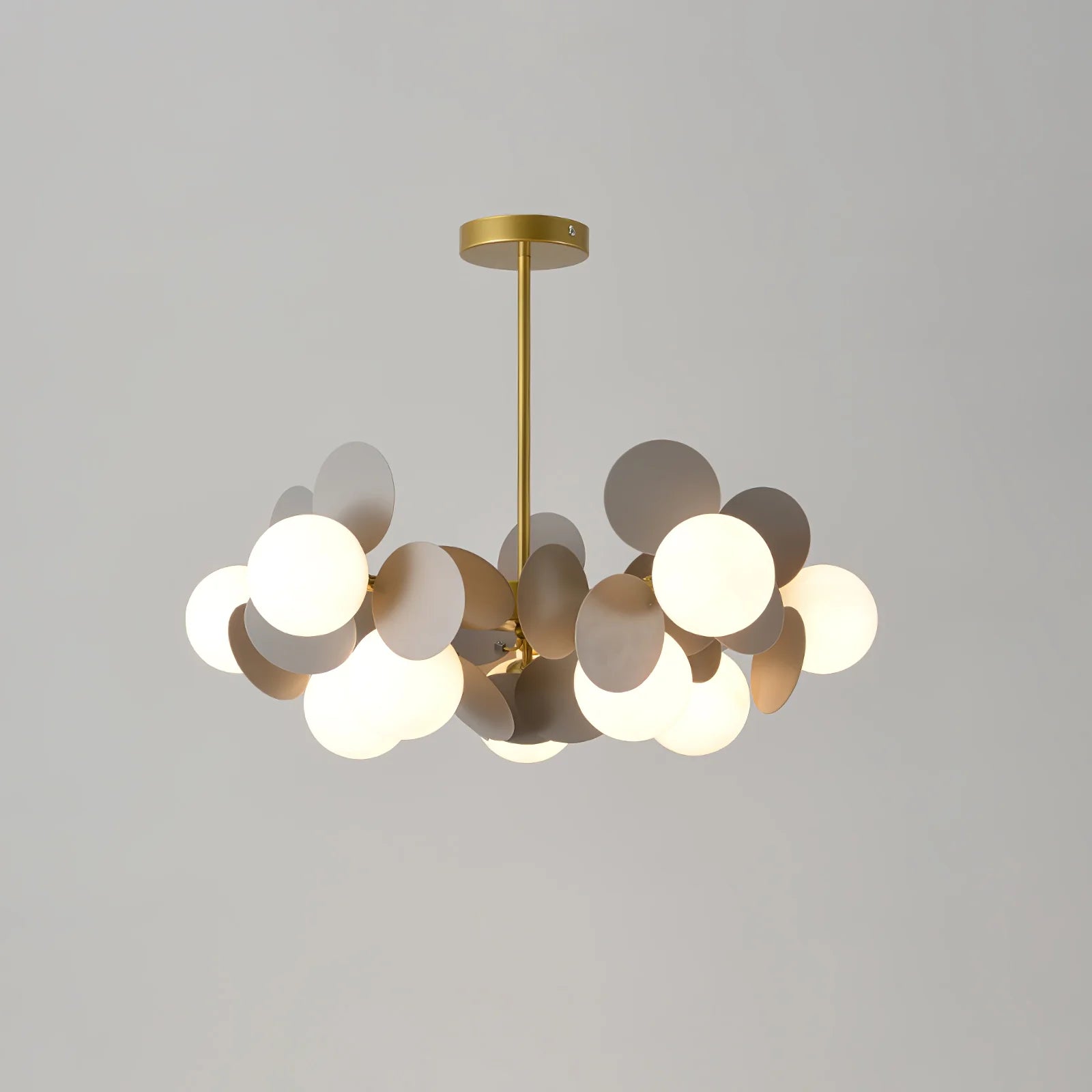 Lampadario a forma di albero di bolle