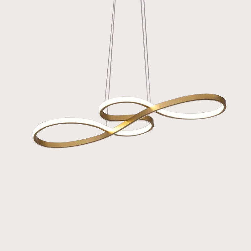 Lampada a sospensione a LED dal design moderno con note musicali