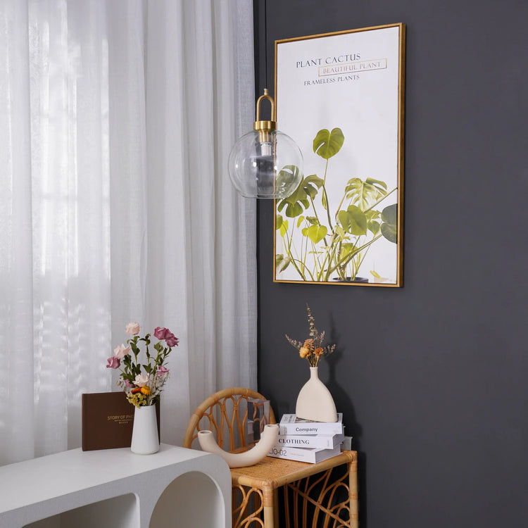 Vintage Pendulum Glas Pendel Light