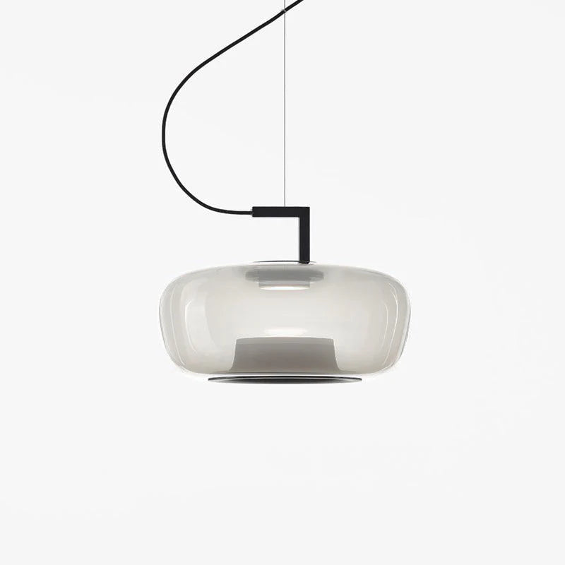 Suspension contemporaine en verre soufflé