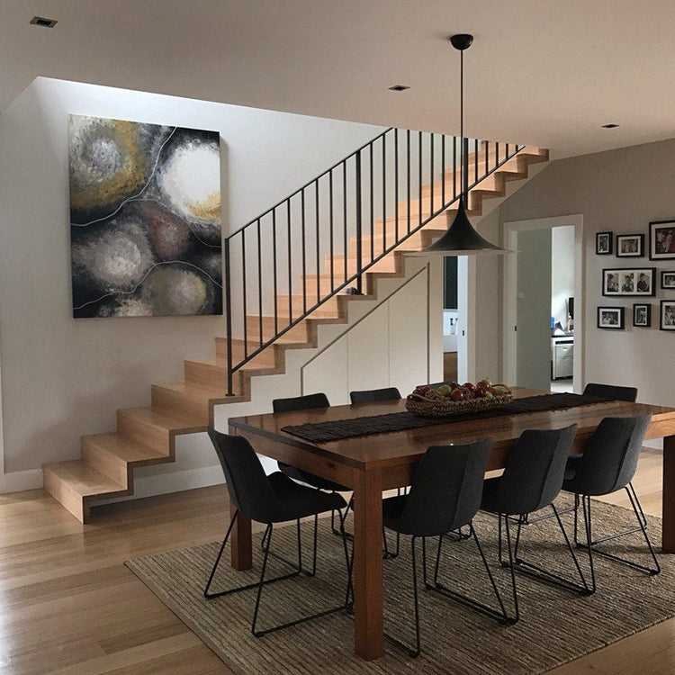 Stilfuld buelampe i aluminium