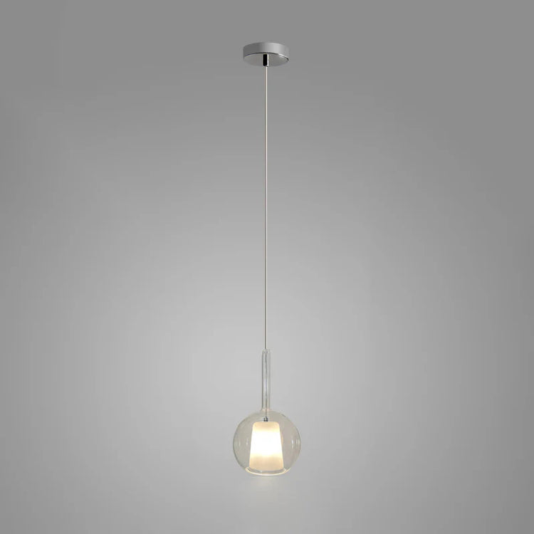 Minimalist Spherical Glass Pendant Light