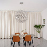 Silver Luster Ball Pendant Light