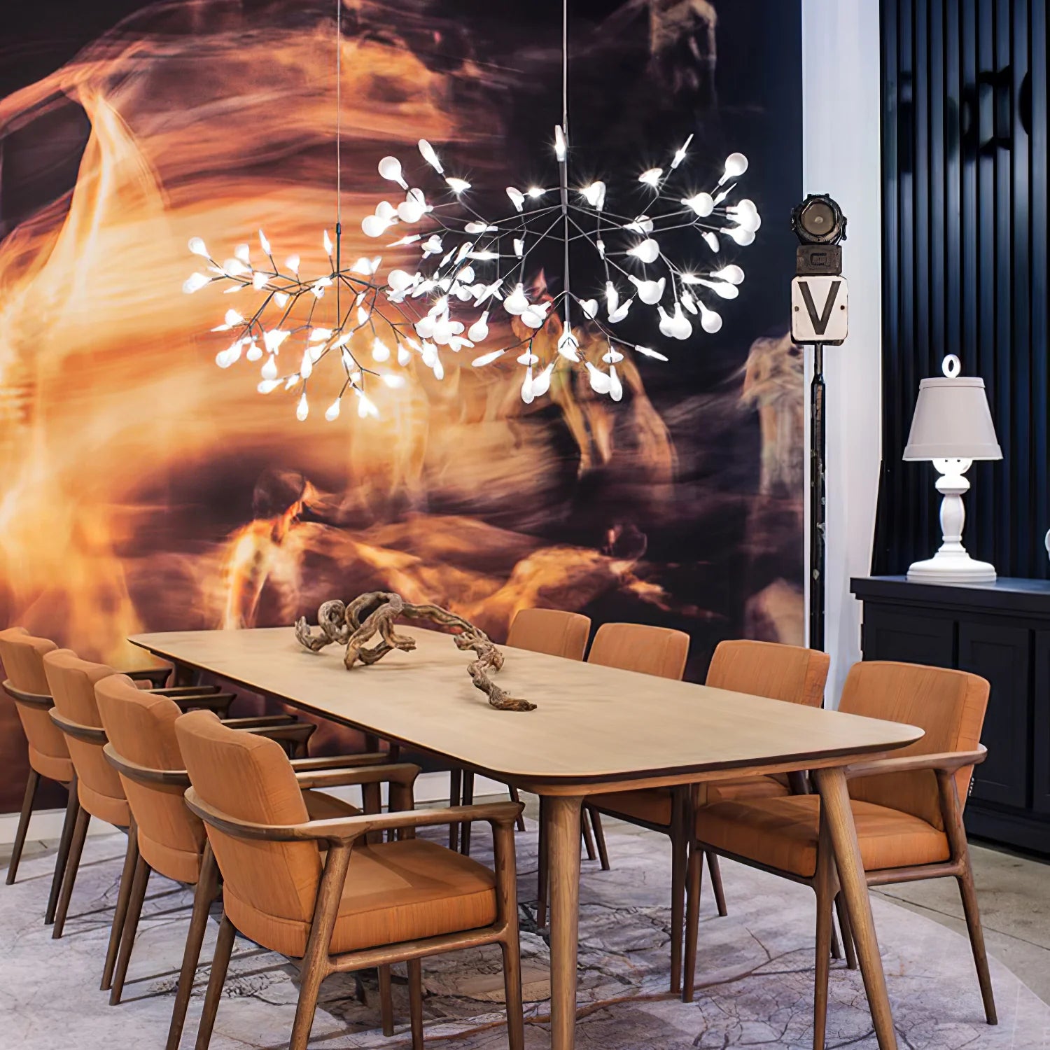Lampadario LED Lunar Firefly