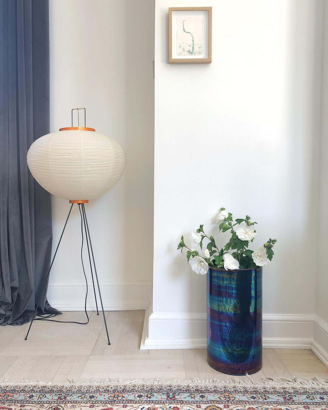 Orientalsk papirskygge lampe