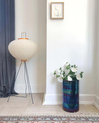 Orientalsk papirskygge lampe