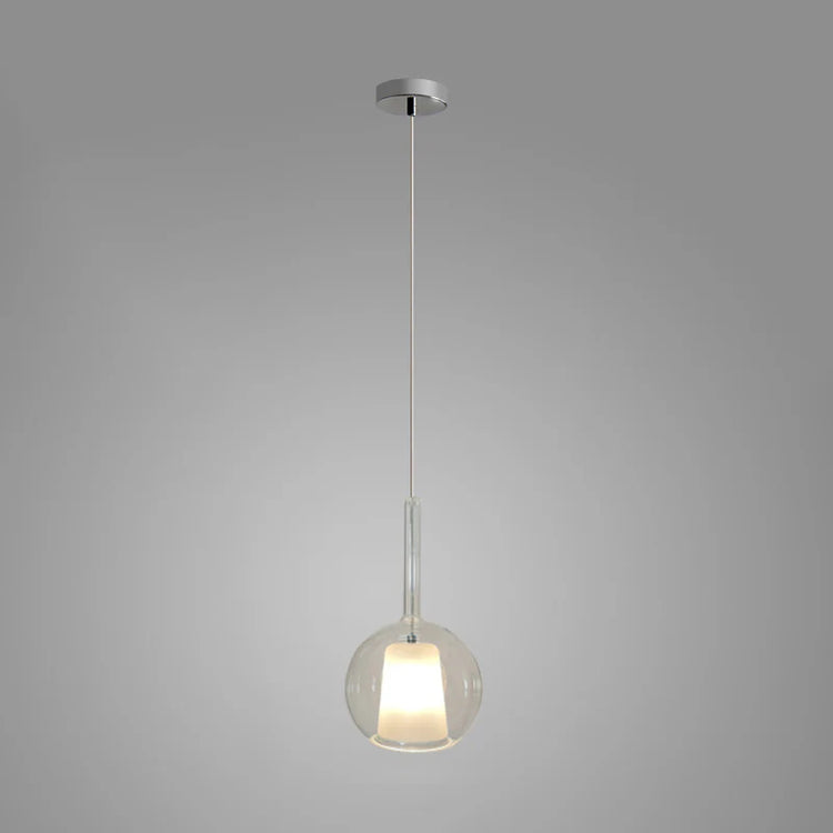 Minimalist Spherical Glass Pendant Light