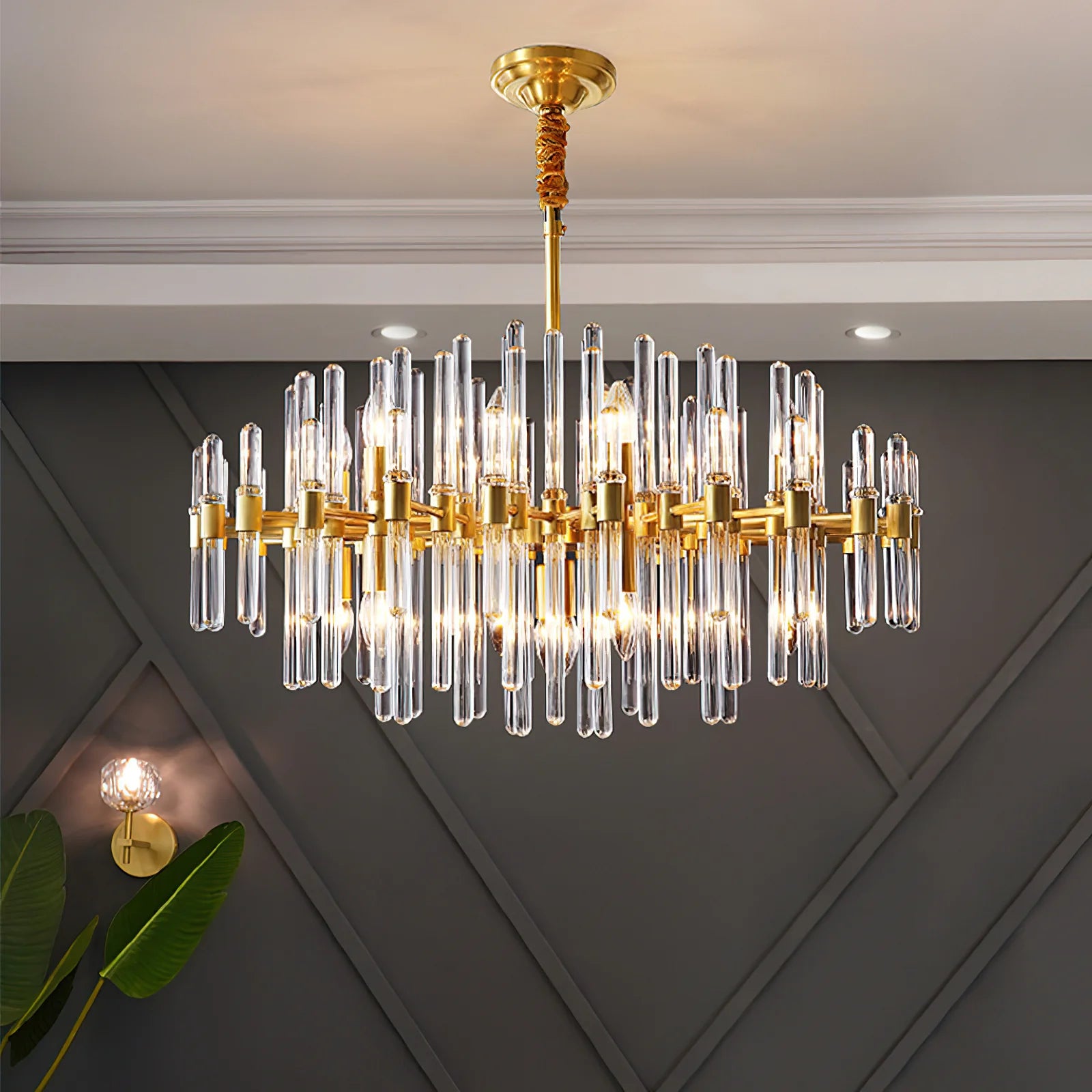 Lampadario di grandezza vittoriana