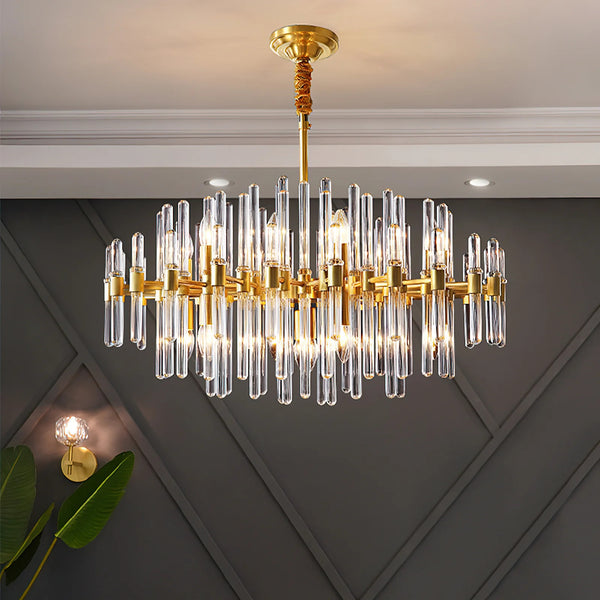 Elegant Ornate Crystal Chandelier
