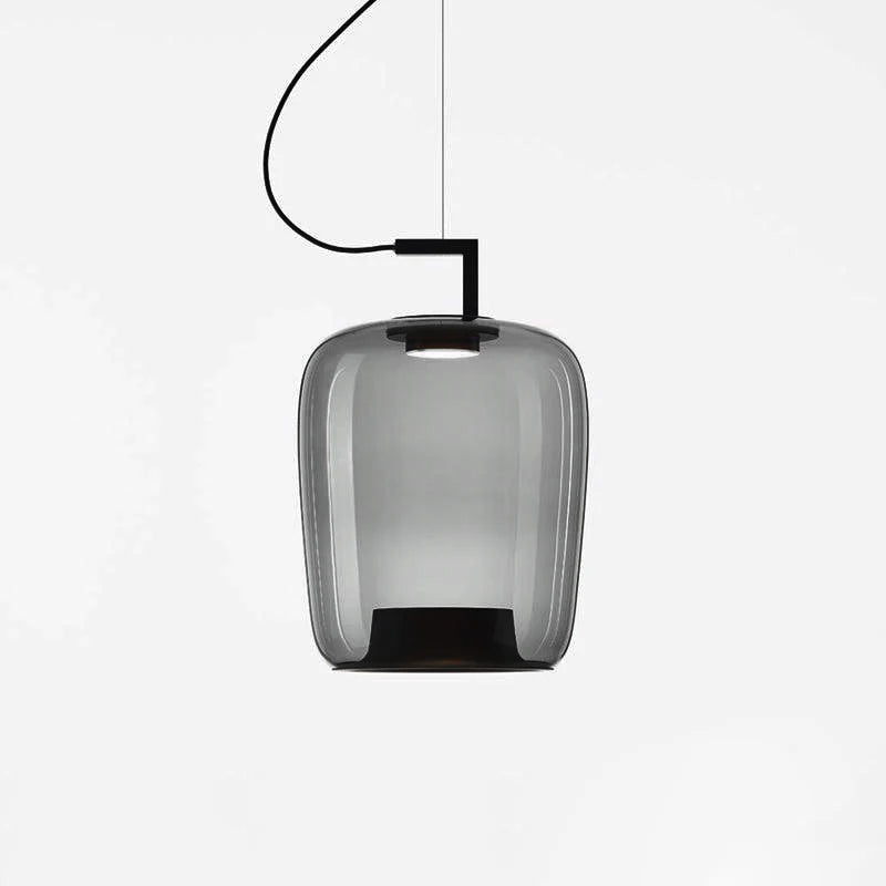 Suspension contemporaine en verre soufflé
