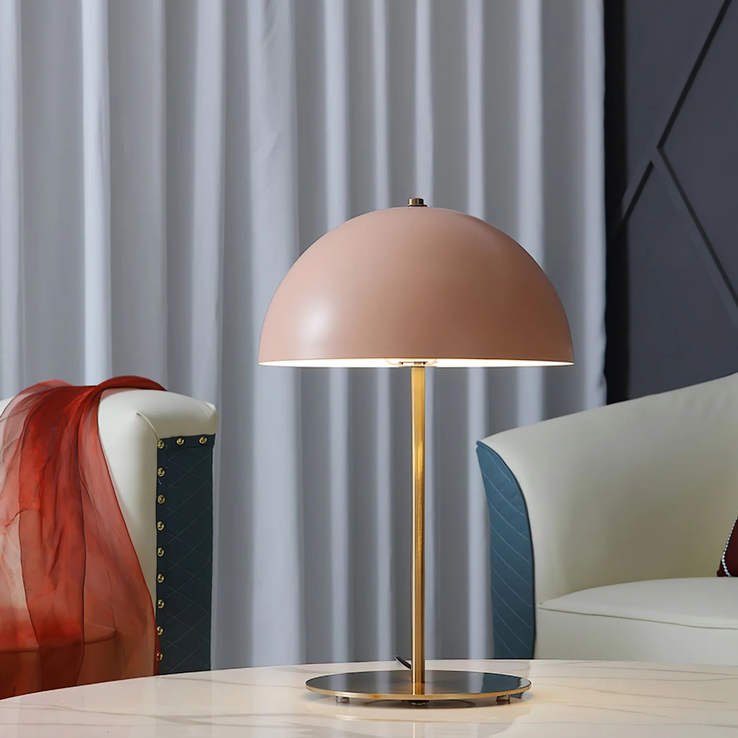 Whimsical Dome Iron Table Light