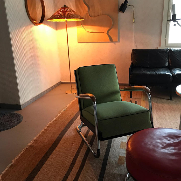 Minimalistisk Cone Bamboo Gulvlampe