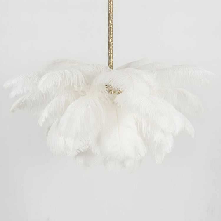 Moderne organisk Plume Luxe lysekrone