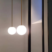 Lampada a sospensione in ottone