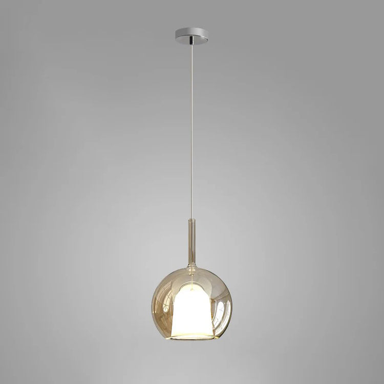 Minimalist Spherical Glass Pendant Light
